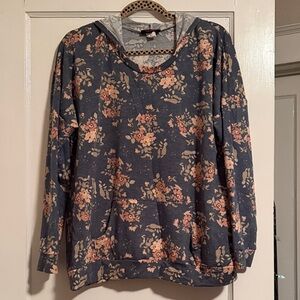 Floral Print Women's Hoodie